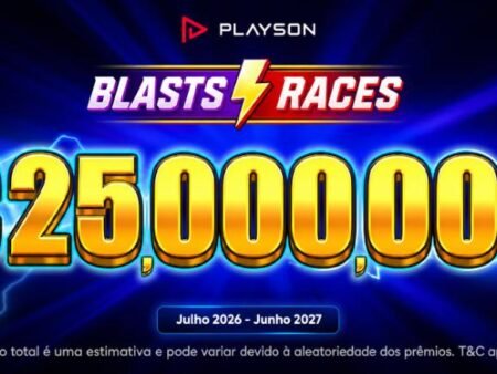 Um prêmio total de €25M é o destaque da mais recente promoção BLASTS & RACES da Playson.
